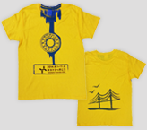 オリジナルプリントTシャツ（黄色/ピンク/青）